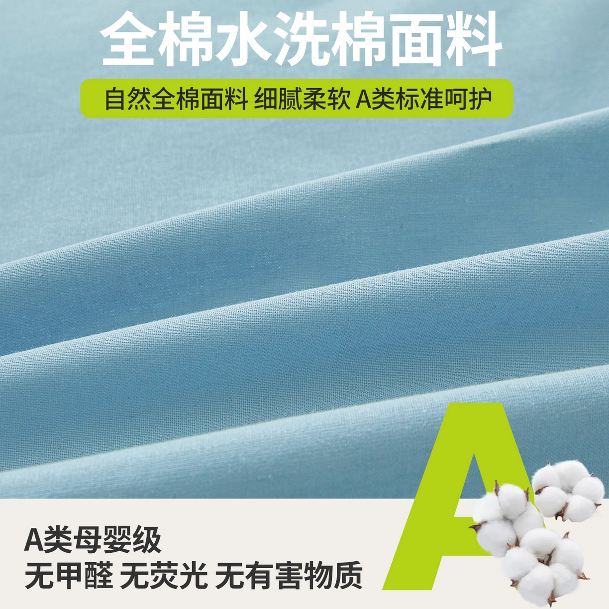 91家纺网 家纺一手货源 找家纺 西域种棉人·千百笠 2025新款A类100%棉里外全棉新疆棉花床垫宿舍学生单人床褥垫家用卧室垫被褥子 双拼浅蓝