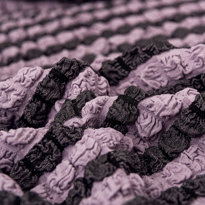 91家纺网 家纺一手货源 找家纺 布兰鸟【沙发套】 2025新款泡泡沙发套【英文裙摆款】多个沙发风格 双色紫