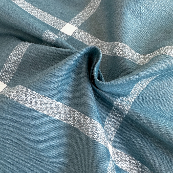 91家纺网 家纺一手货源 找家纺 寐眠 2025新款全棉纯棉印花学生三件套上下铺三件套 蓝调格子