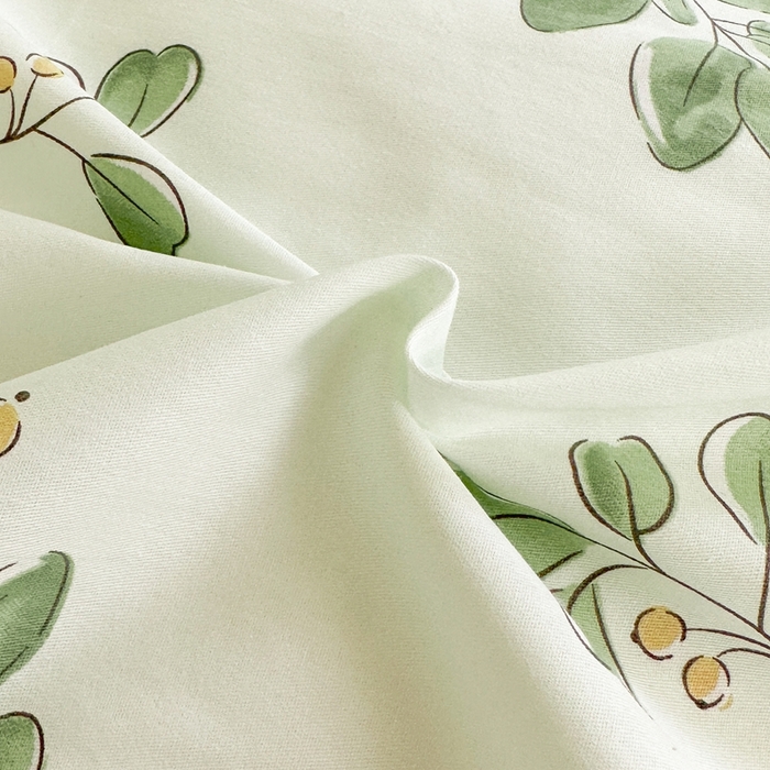 91家纺网 家纺一手货源 找家纺 寐眠 2025新款全棉纯棉印花学生三件套上下铺三件套 秋实