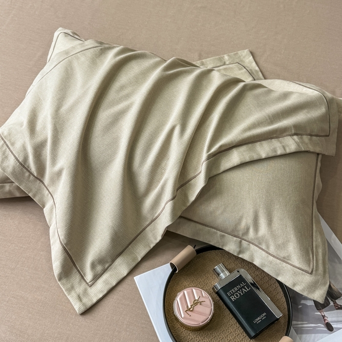 91家纺网 家纺一手货源 找家纺 昊翔 2025下半年新款全棉纯棉加厚磨毛四件套 邦尼-咖