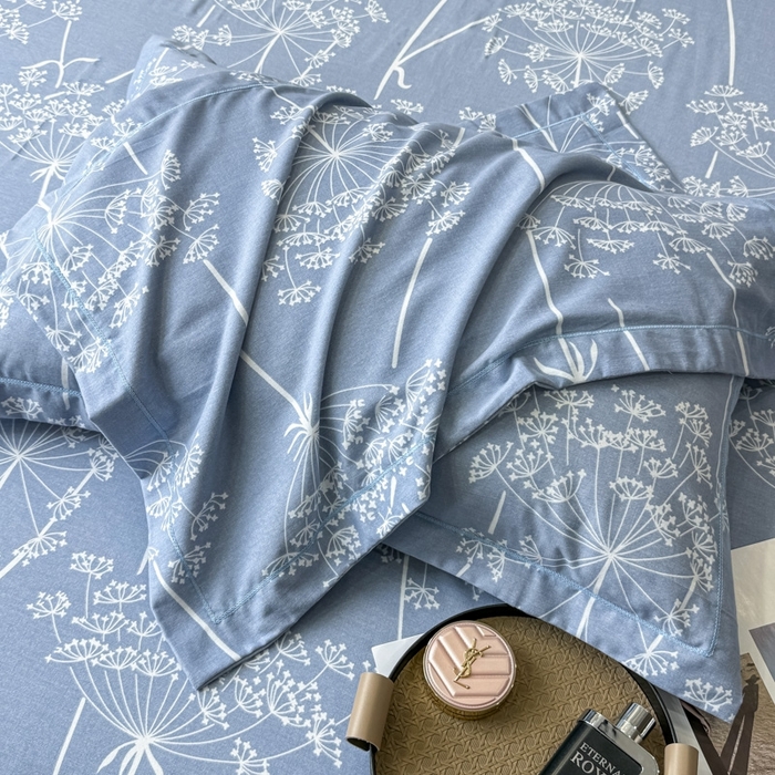 91家纺网 家纺一手货源 找家纺 昊翔 2025下半年新款全棉纯棉加厚磨毛四件套 晨暮间-灰