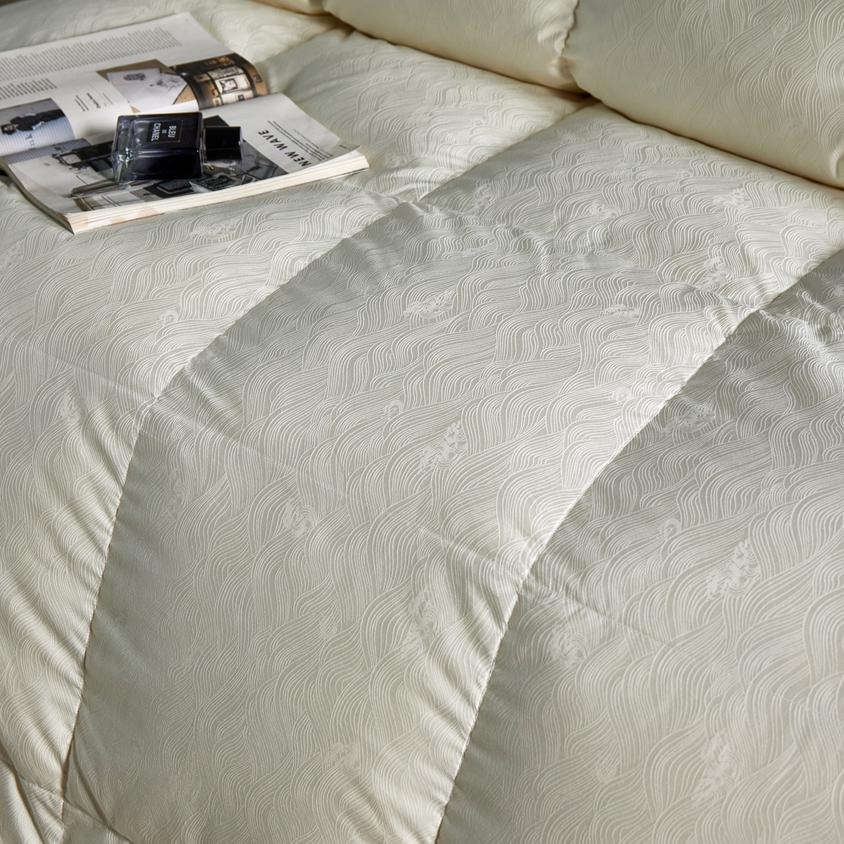 91家纺网 家纺一手货源 找家纺 （总）御眠纺羽绒被壳 2025新款高精密全棉提花高端羽绒被壳羽绒被