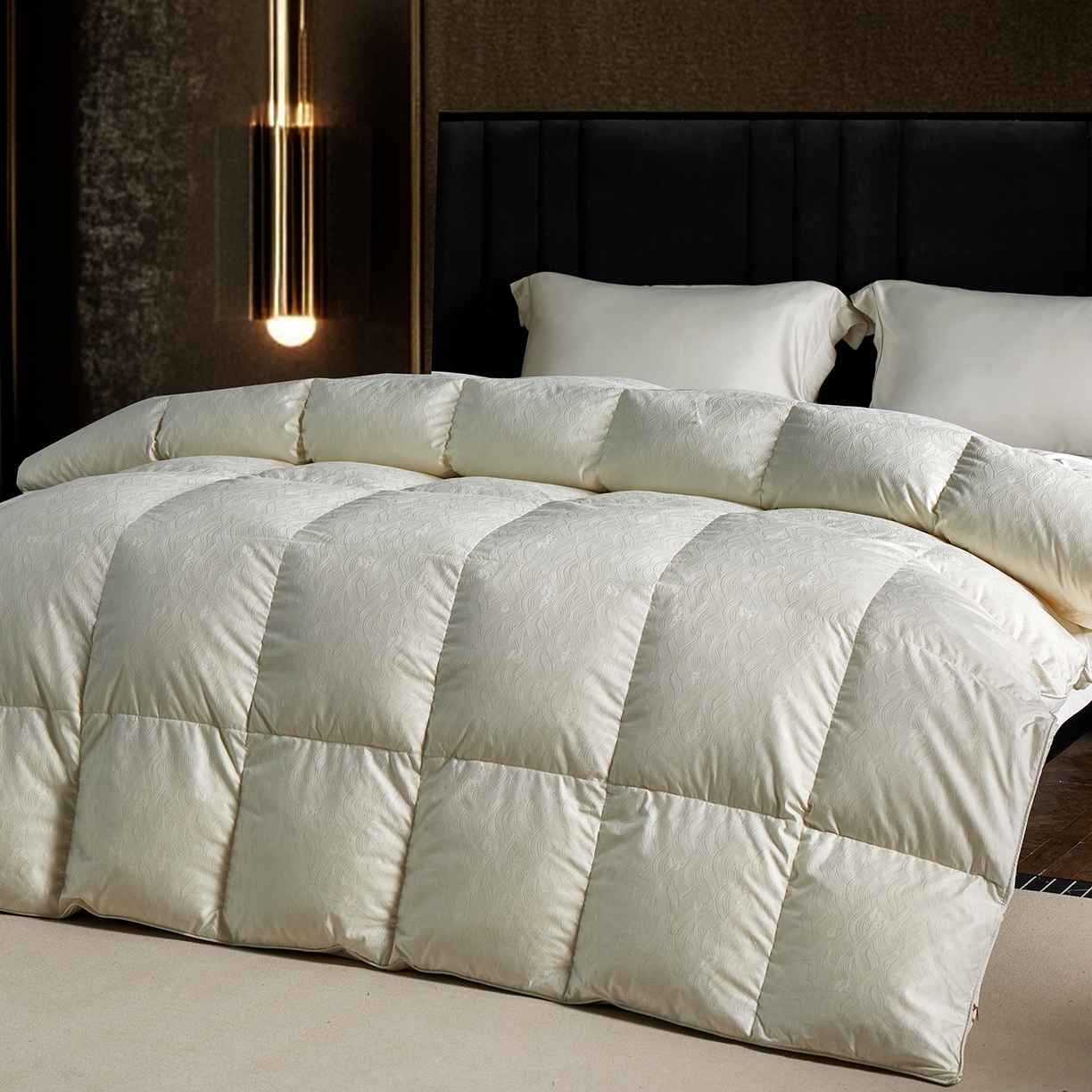 91家纺网 家纺一手货源 找家纺 （总）御眠纺羽绒被壳 2025新款高精密全棉提花高端羽绒被壳羽绒被