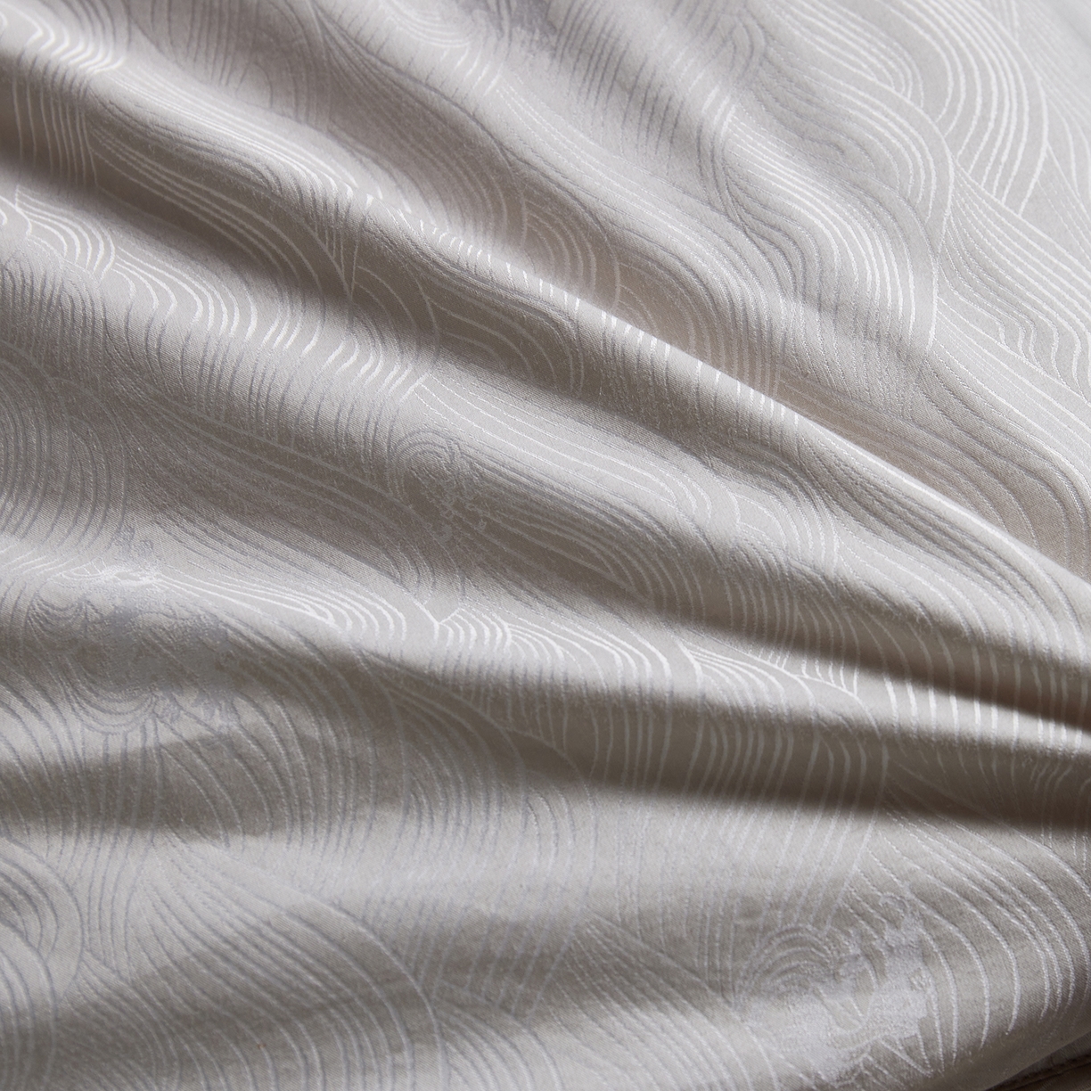 91家纺网 家纺一手货源 找家纺 御眠纺羽绒被壳 2025新款高精密全棉提花高端羽绒被壳羽绒被 灰色