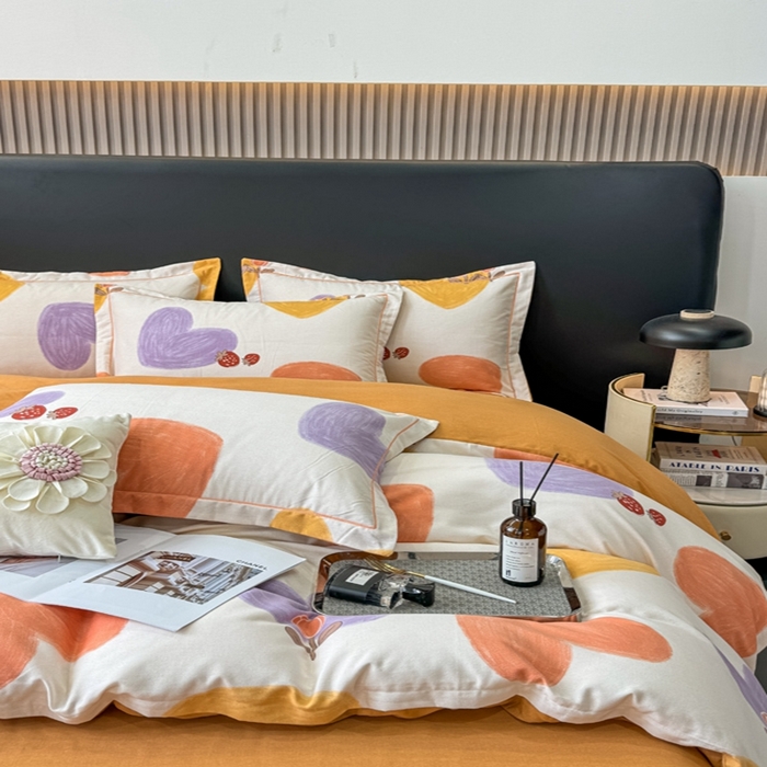 91家纺网 家纺一手货源 找家纺 昊翔 2025下半年新款全棉纯棉加厚磨毛四件套 佳丽斯