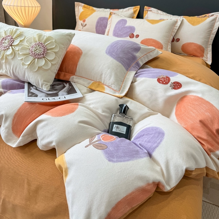 91家纺网 家纺一手货源 找家纺 昊翔 2025下半年新款全棉纯棉加厚磨毛四件套 佳丽斯