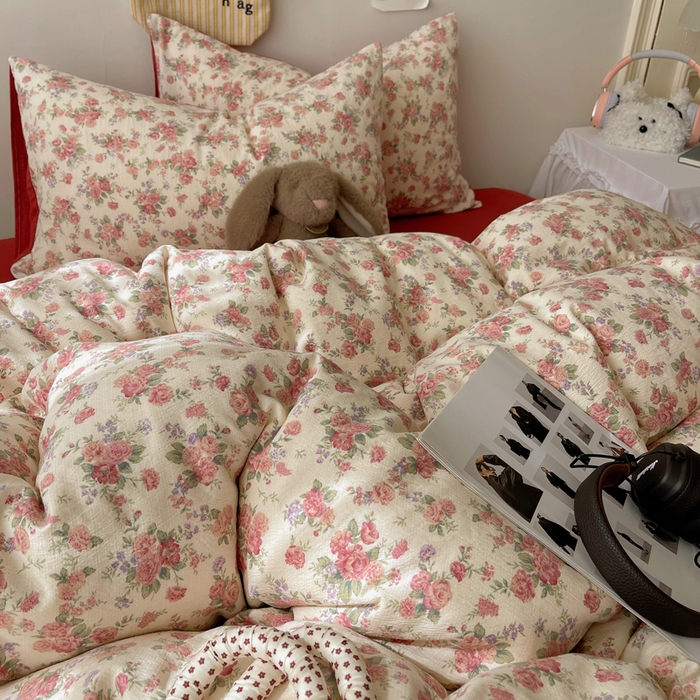 初念 2025新款1云感双层纱印花四件套（含买家秀） 星眠云野