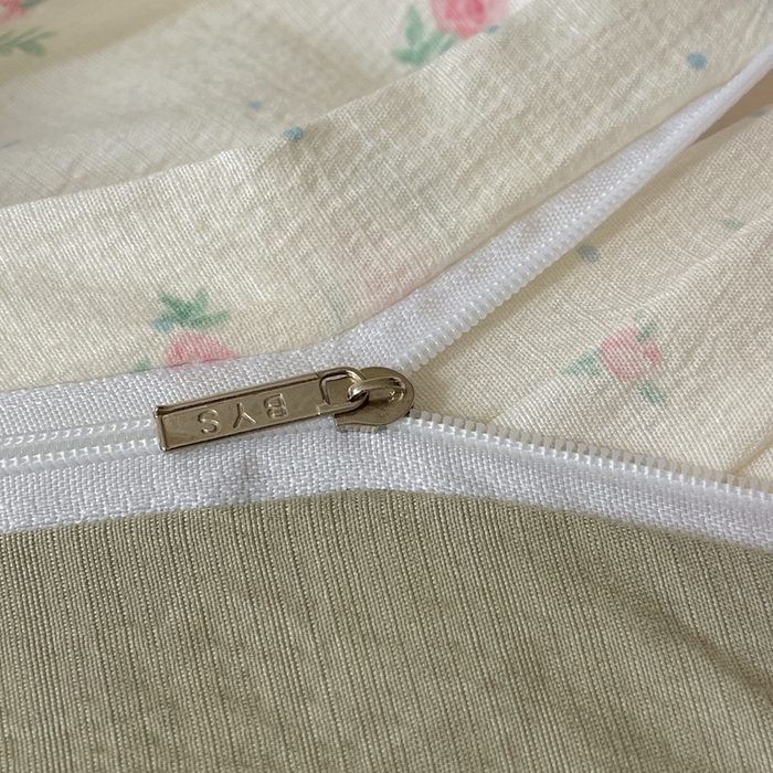 91家纺网 家纺一手货源 找家纺 初念 2025新款1云感双层纱印花四件套（含买家秀） 初恋