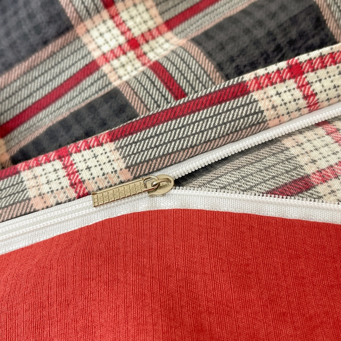 91家纺网 家纺一手货源 找家纺 初念 2025新款1云感双层纱印花四件套（含买家秀） 幻夜