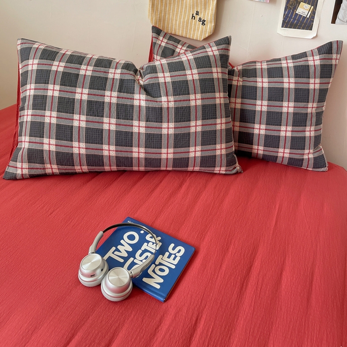 91家纺网 家纺一手货源 找家纺 初念 2025新款1云感双层纱印花四件套（含买家秀） 幻夜