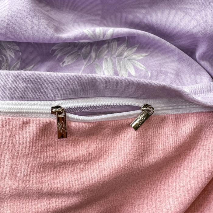 91家纺网 家纺一手货源 找家纺 昊翔 2025下半年新款全棉纯棉加厚磨毛四件套 凉凤有信-紫