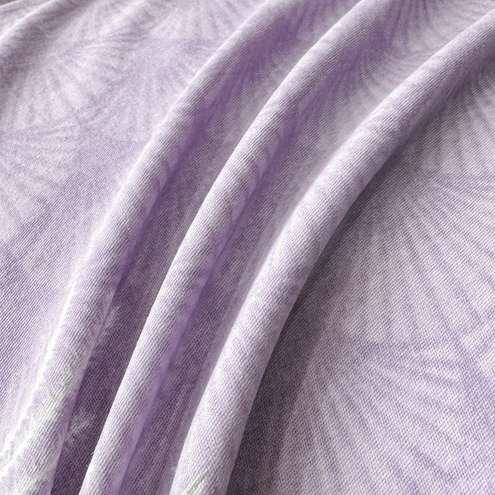 91家纺网 家纺一手货源 找家纺 昊翔 2025下半年新款全棉纯棉加厚磨毛四件套 凉凤有信-紫