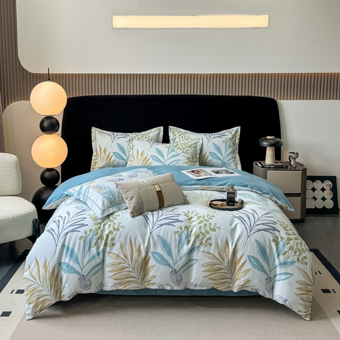 （总）昊翔 2025下半年新款全棉纯棉加厚磨毛四件套 绿野仙踪-蓝