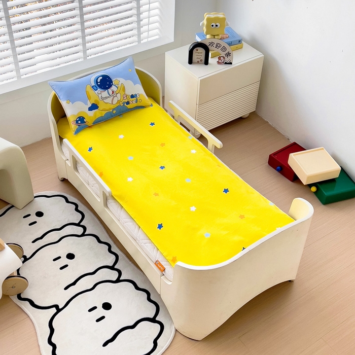 91家纺网 家纺一手货源 找家纺 总新款 2025新品全棉大版幼儿园三件套儿童被褥六件套宝宝午睡入园婴儿床床上用品