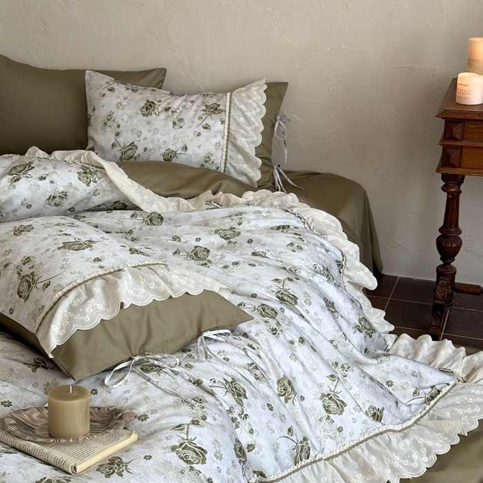 （总）佳汐蓝家纺 2025新款亲肤舒适100支全棉纯棉贡缎数码印花四件套