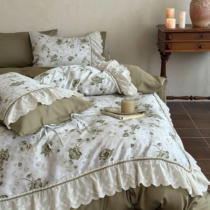 91家纺网 家纺一手货源 找家纺 （总）佳汐蓝家纺 2025新款亲肤舒适100支全棉纯棉贡缎数码印花四件套