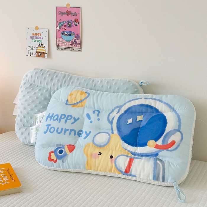 91家纺网 家纺一手货源 找家纺 （总）嗨生活 2025新款A类大版卡通手绘AB版儿童豆豆枕枕芯系列