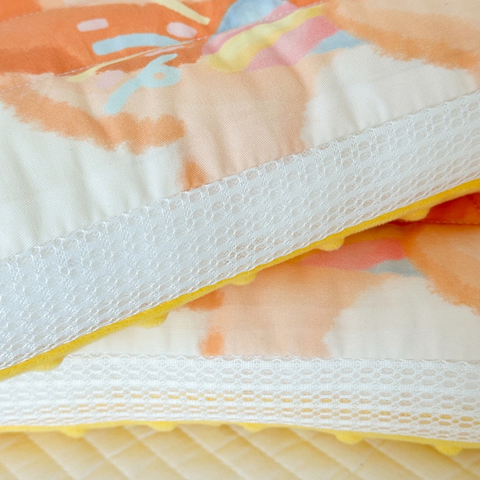 91家纺网 家纺一手货源 找家纺 嗨生活 2025新款A类大版卡通手绘AB版儿童豆豆枕枕芯系列 萌小狮 30*50cm/只