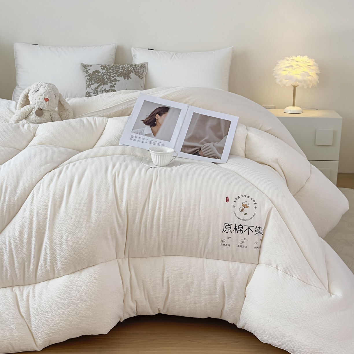 91家纺网 家纺一手货源 找家纺 （总）尊妙被业 2025新品冬被被子被芯春秋被子母被直播批发夏被