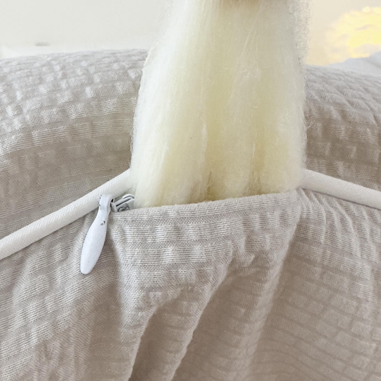 91家纺网 家纺一手货源 找家纺 尊妙被业 2025新品冬被被子被芯春秋被子母被直播批发夏被 -灰