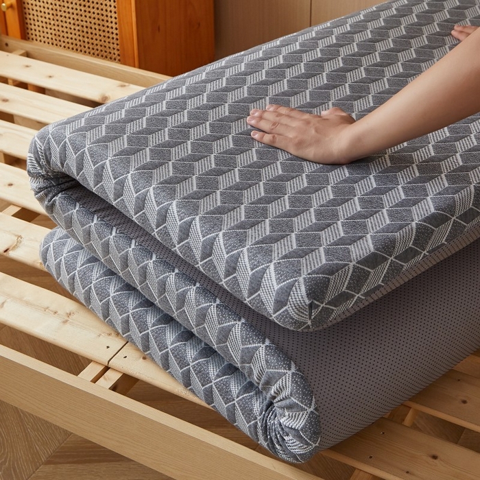 91家纺网 家纺一手货源 找家纺 （总）薇梦蚊帐 2025新款垫芯垫套可拆洗针织棉海绵床垫学生床垫