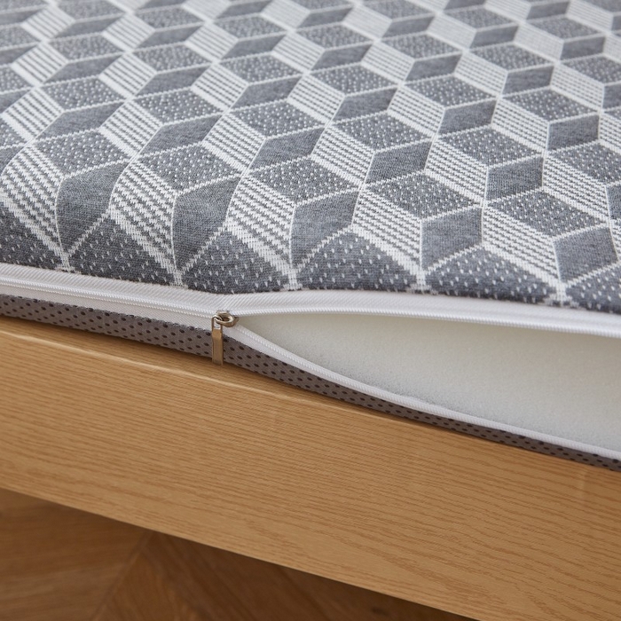 91家纺网 家纺一手货源 找家纺 （总）薇梦蚊帐 2025新款垫芯垫套可拆洗针织棉海绵床垫学生床垫