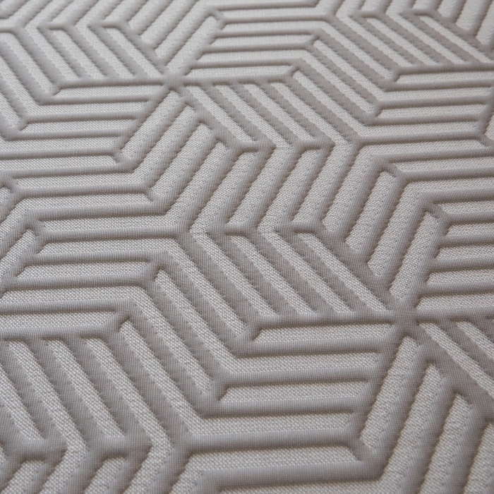 91家纺网 家纺一手货源 找家纺 薇梦蚊帐 2025新款可拆洗针织棉海绵床垫 菱镜-灰