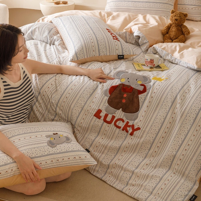 91家纺网 家纺一手货源 找家纺 （总）卡姿家纺 2025秋冬治愈系卡通萌趣系列第一季