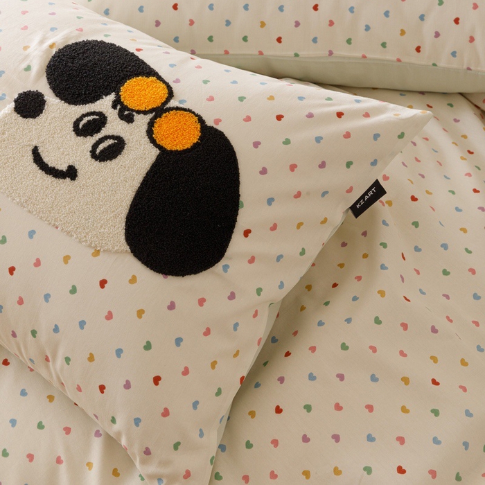 91家纺网 家纺一手货源 找家纺 卡姿家纺 2025秋冬治愈系卡通萌趣系列第一季 小狗曲奇