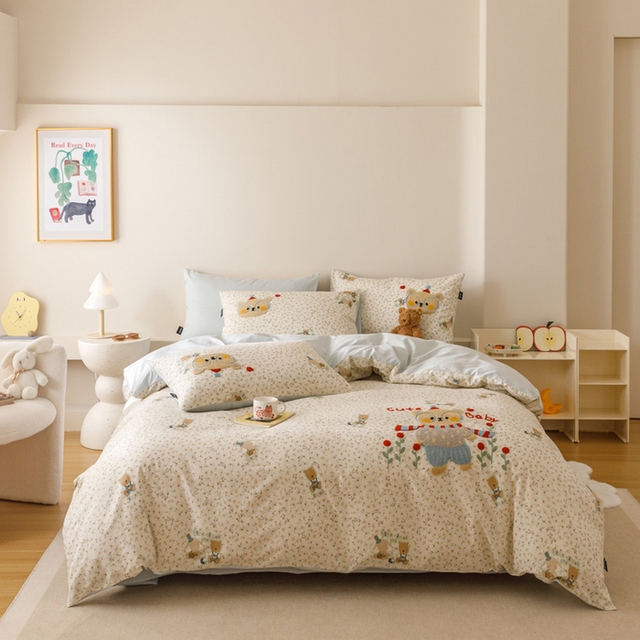 91家纺网 家纺一手货源 找家纺 卡姿家纺 2025秋冬治愈系卡通萌趣系列第一季 小熊维克