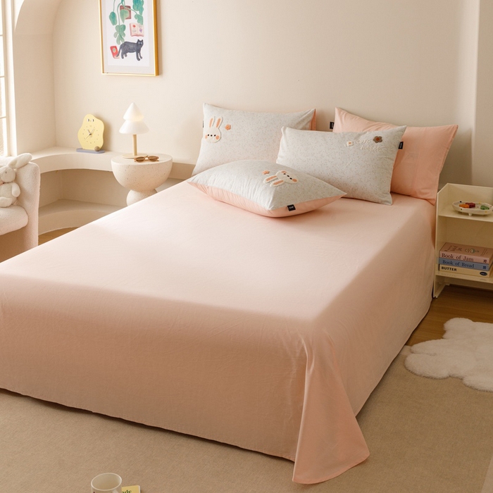 91家纺网 家纺一手货源 找家纺 卡姿家纺 2025秋冬治愈系卡通萌趣系列第一季 小兔妞妞