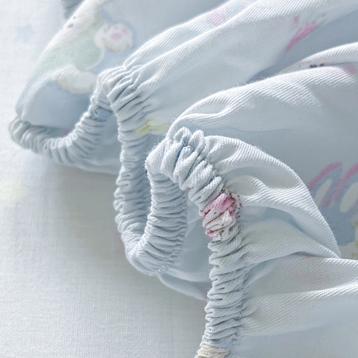 91家纺网 家纺一手货源 找家纺 卡姿家纺 2025秋冬ins小清新印花 — 床笠三件套 小狗萌萌