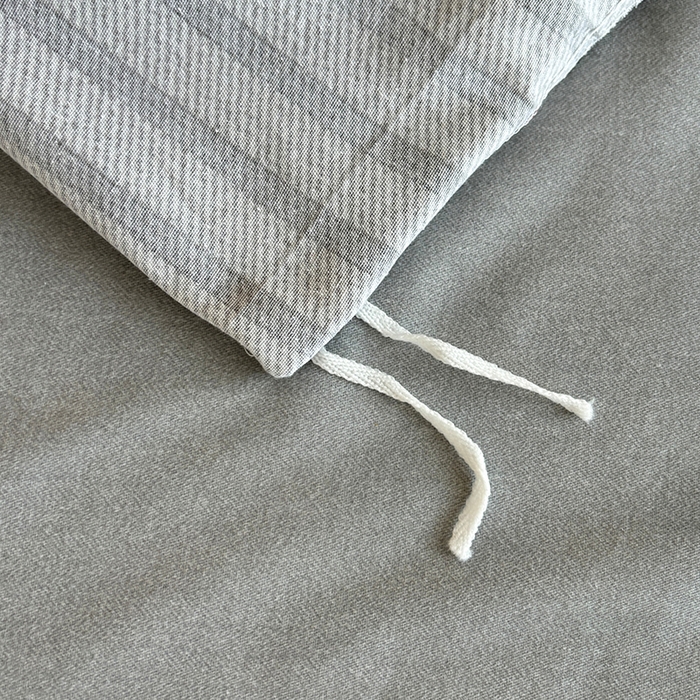 91家纺网 家纺一手货源 找家纺 慕木家纺 2025新款A类高端无印风卡通高克重170克阳光暖绒单被套单品被套单件被套系列 极致生活-灰