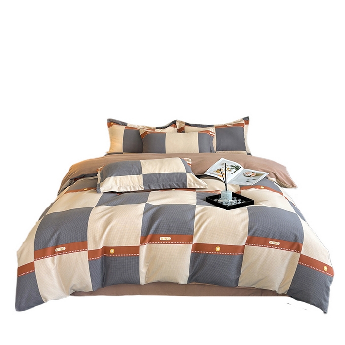 91家纺网 家纺一手货源 找家纺 慕木家纺 2025新款A类高端无印风卡通高克重170克阳光暖绒单被套单品被套单件被套系列 爵士氛围-粉