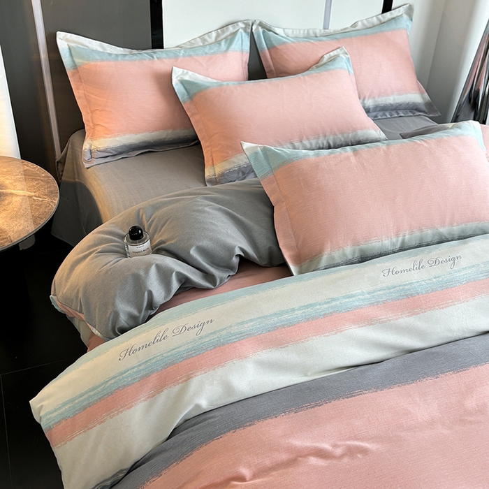 91家纺网 家纺一手货源 找家纺 慕木家纺 2025新款A类高端无印风卡通高克重170克阳光暖绒单被套单品被套单件被套系列 乐享主义-粉