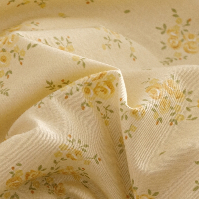 91家纺网 家纺一手货源 找家纺 卡姿家纺 2025新款小法式镂空棉布花边款四件套 幸福铃兰