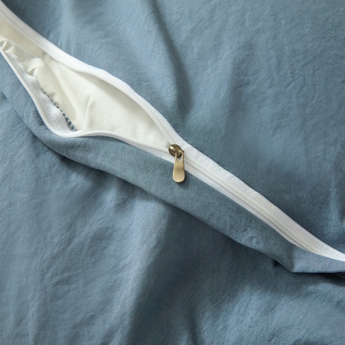 91家纺网 家纺一手货源 找家纺 缘生活  2025新款长年供货四季通用高端大气阳离子球球+流苏四件套 阳离子球球+流苏蓝色