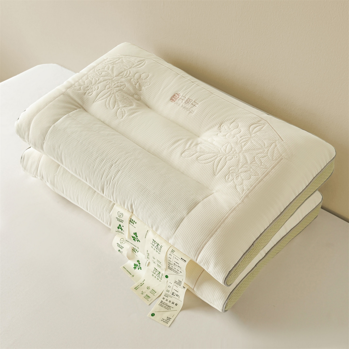 91家纺网 家纺一手货源 找家纺 （总）麦肯锡 2025新款草本决明子护颈枕枕头枕芯