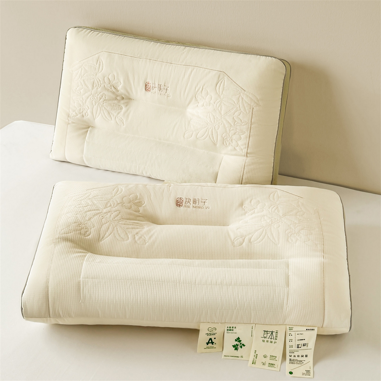 91家纺网 家纺一手货源 找家纺 （总）麦肯锡 2025新款草本决明子护颈枕枕头枕芯