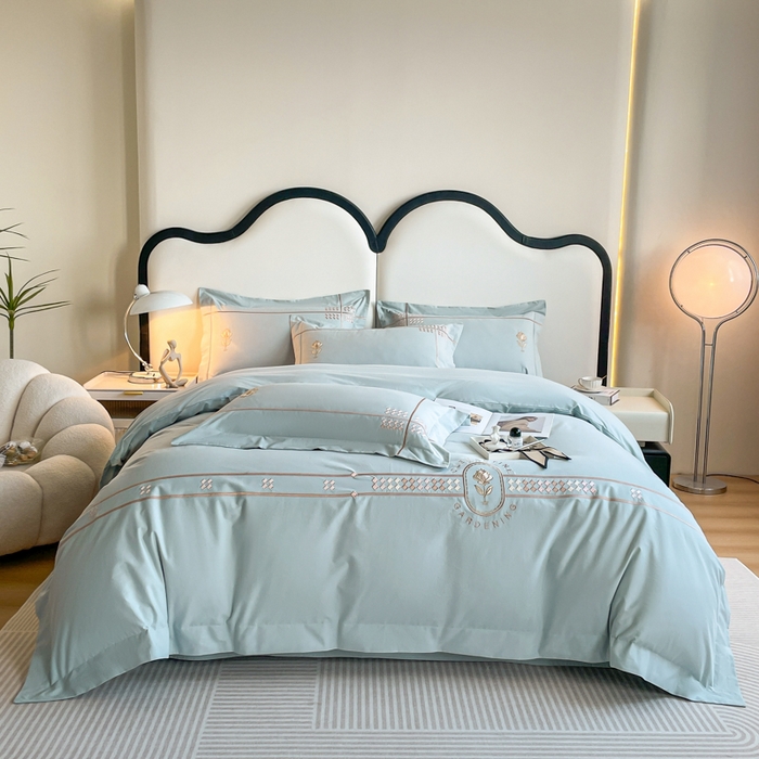 91家纺网 家纺一手货源 找家纺 （总）桃园 2025新款A类长绒棉全棉纯棉不掉毛磨毛高端礼盒四件套-克里斯