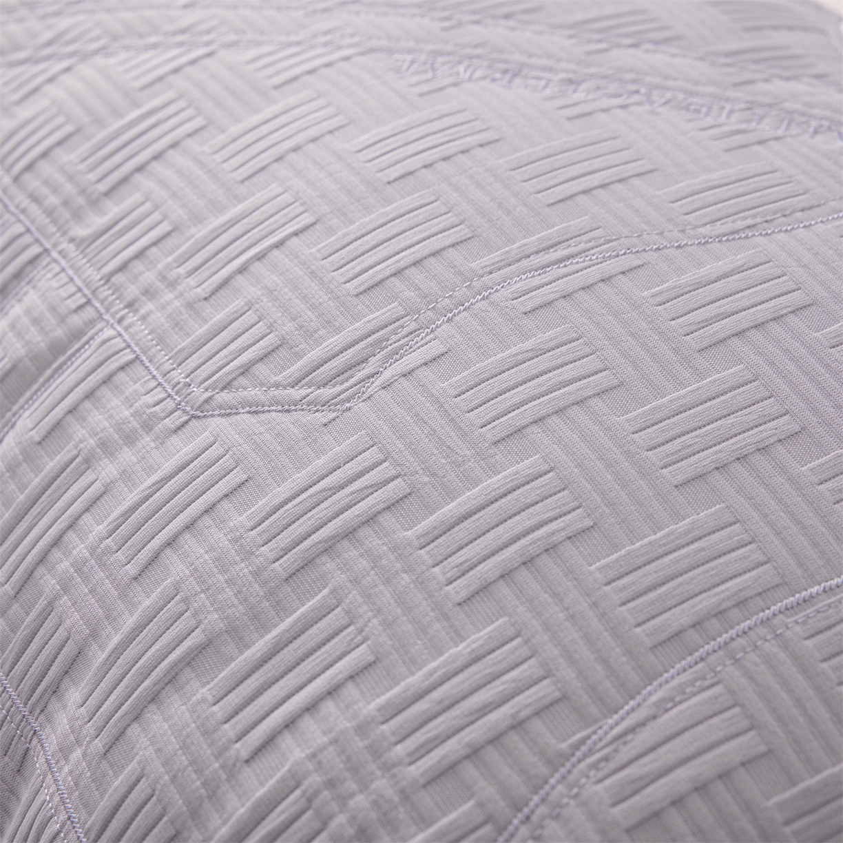 91家纺网 家纺一手货源 找家纺 麦肯锡 2025新款7A抗菌酒店羽丝绒高枕 枕头枕芯 7A抗菌酒店羽丝绒高枕-灰色 48x74cm/只