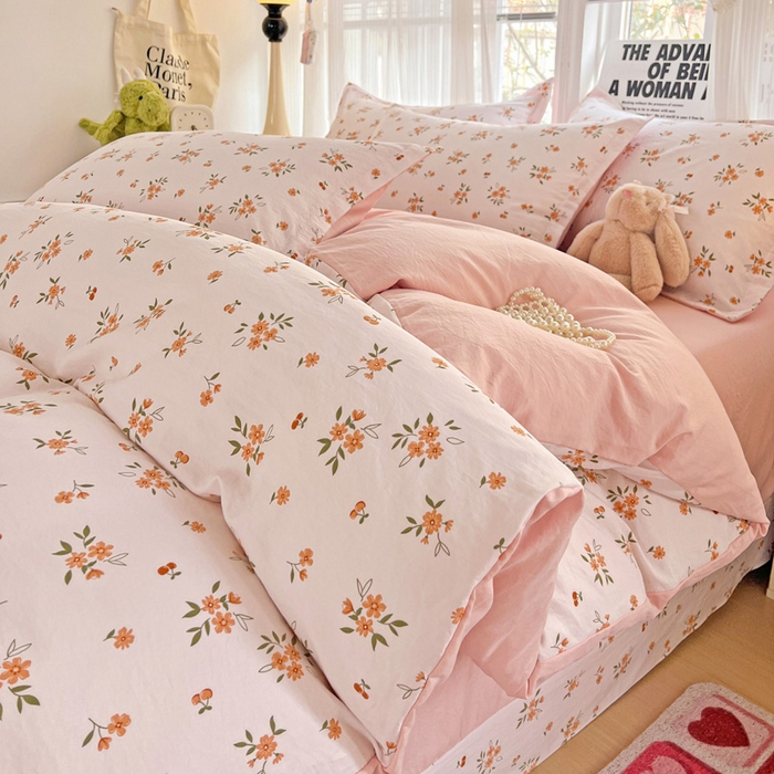 91家纺网 家纺一手货源 找家纺 （总）欢博莱  2025新款仿纯棉四件套学生宿舍三件套单被套