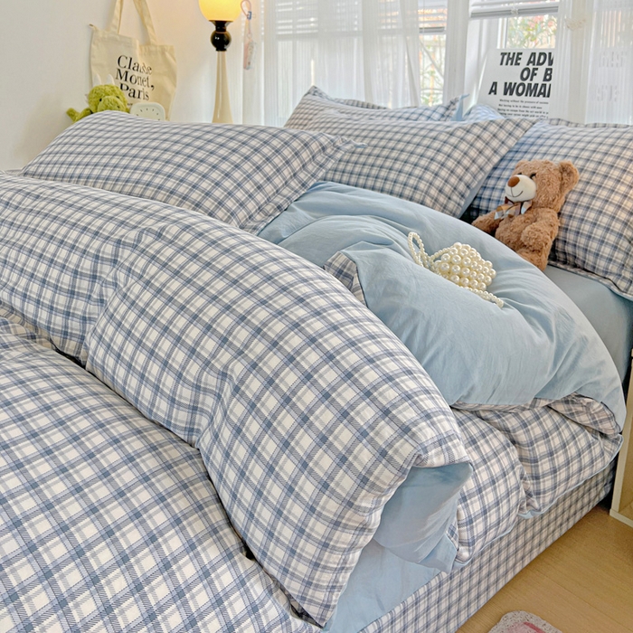 91家纺网 家纺一手货源 找家纺 （总）欢博莱  2025新款仿纯棉四件套学生宿舍三件套单被套