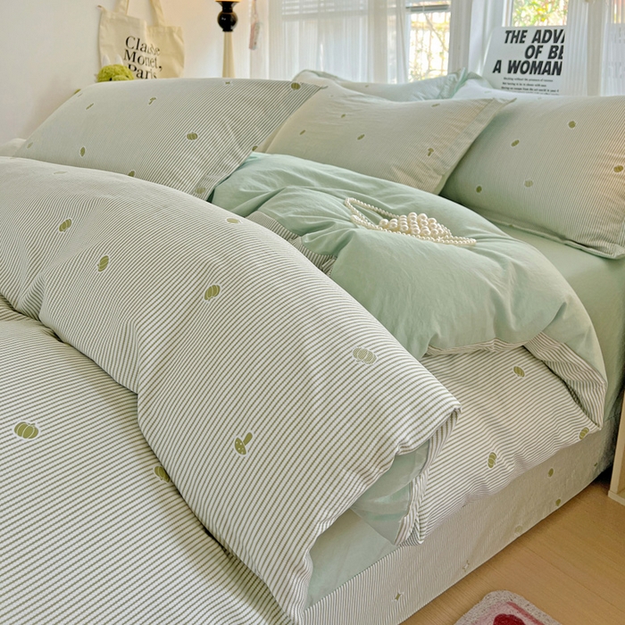 91家纺网 家纺一手货源 找家纺 （总）欢博莱  2025新款仿纯棉四件套学生宿舍三件套单被套