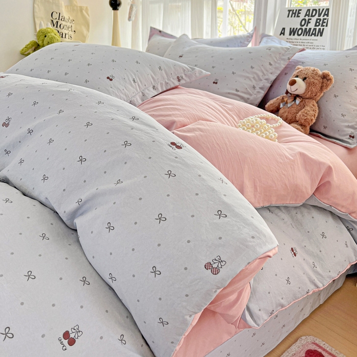 91家纺网 家纺一手货源 找家纺 （总）欢博莱  2025新款仿纯棉四件套学生宿舍三件套单被套