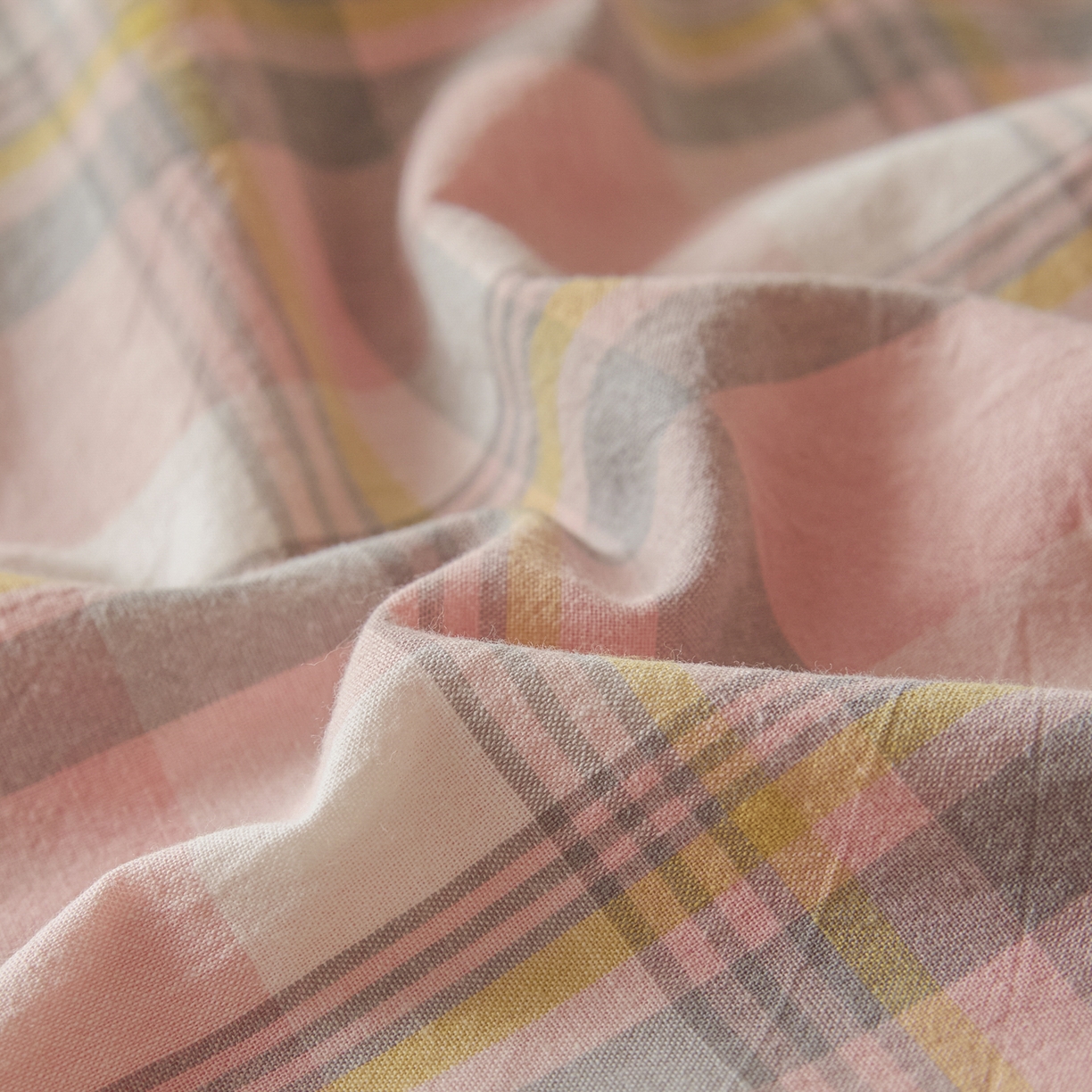 91家纺网 家纺一手货源 找家纺 爱屋及屋 2025新款水洗棉学生季大礼包学生宿舍六件套棉花被+棉花垫子+枕头+三件套一站式全套 简析粉