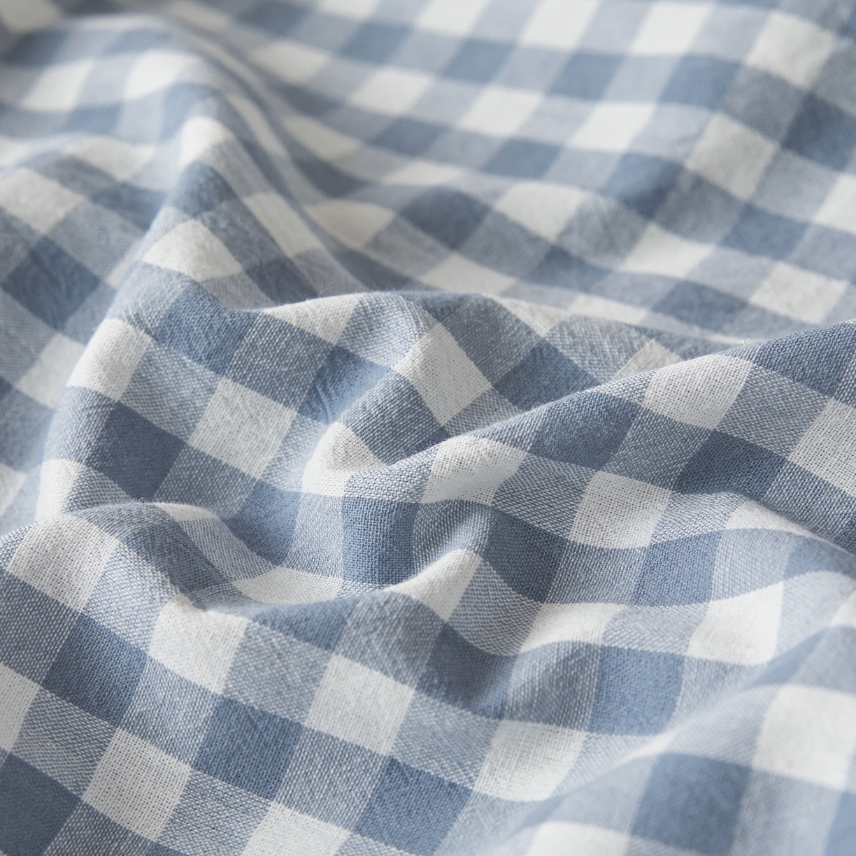 91家纺网 家纺一手货源 找家纺 爱屋及屋 2025新款水洗棉学生季大礼包学生宿舍六件套棉花被+棉花垫子+枕头+三件套一站式全套 蓝小格