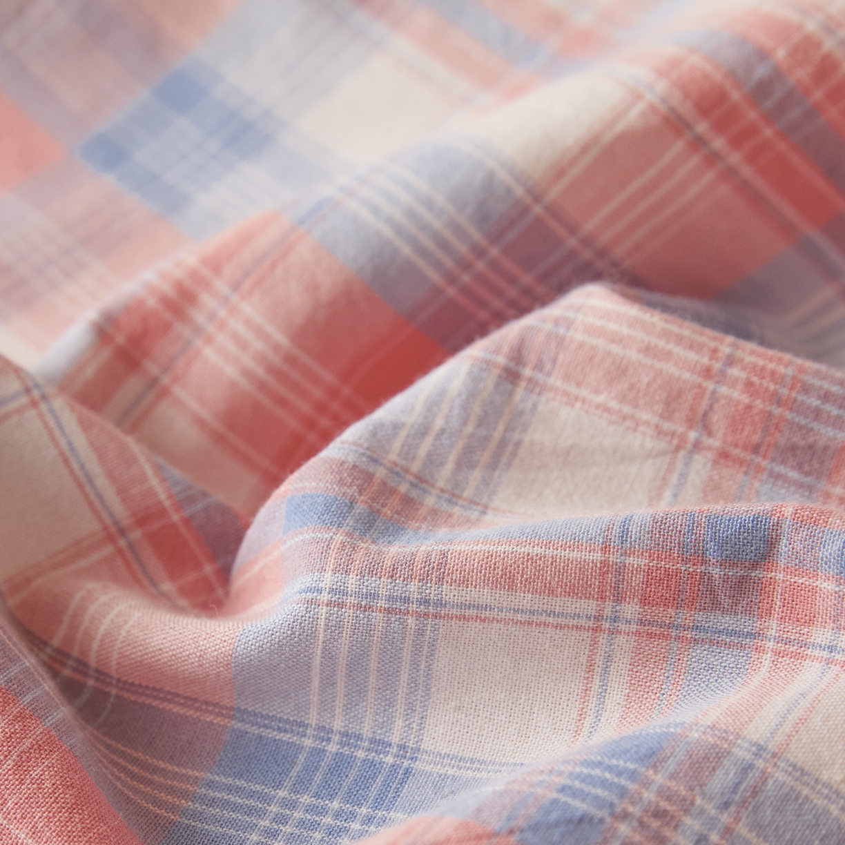 91家纺网 家纺一手货源 找家纺 爱屋及屋 2025新款水洗棉学生季大礼包学生宿舍六件套棉花被+棉花垫子+枕头+三件套一站式全套 清新格