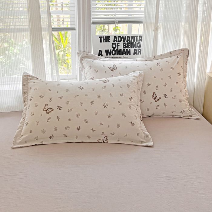 91家纺网 家纺一手货源 找家纺 欢博莱  2025新款仿纯棉四件套学生宿舍三件套单被套 香妃